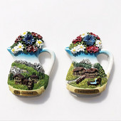 Vază peisaj Jungfrau Magneți de frigider magnetici personalitate creativă elvețiană călătorii de peste mări meșteșuguri decorative comemorative