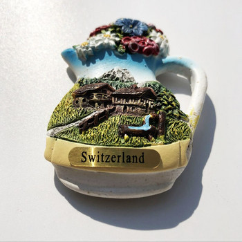 Юнгфрау пейзажна ваза магнитни магнити за хладилник швейцарска творческа личност пътуване в чужбина възпоменателни декоративни занаяти
