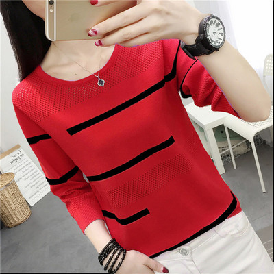 Casual γυναικεία μπλούζα - με οβάλ λαιμόκοψη