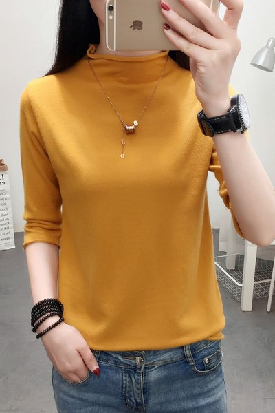 Pulover de dama subtire cu maneci 3/4