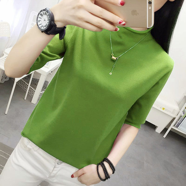 Pulover de dama subtire cu maneci 3/4