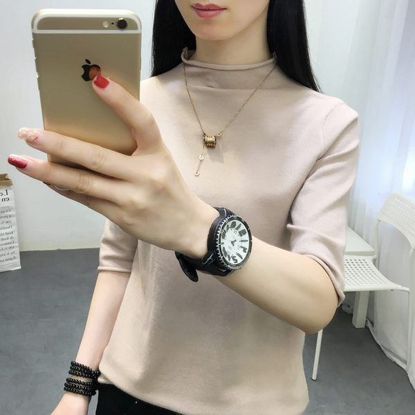 Pulover de dama subtire cu maneci 3/4