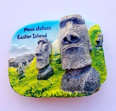 Vatican, Peru și Myanmar Thailanda Chile Insula Paștelui Magnet pentru frigider 3D Suveniruri din lume Autocol magnetic pentru frigider