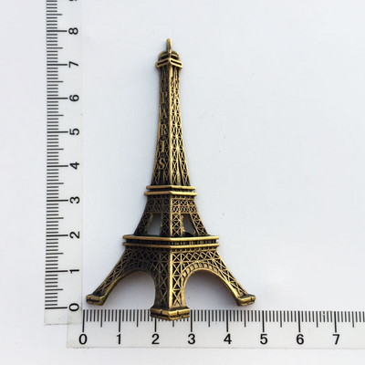 Nauja rankų darbo dažyta Triumfo arka, Eifelio bokštas, Prancūzija 3D šaldytuvo magnetai turizmo suvenyrai šaldytuvo magnetiniai lipdukai