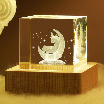 4/5 cm-es kristálygömb LED-es világító gömbállvánnyal bükkfa talp belső faragott napelemes rendszer üveggolyó íróasztal díszek karácsonyi ajándék