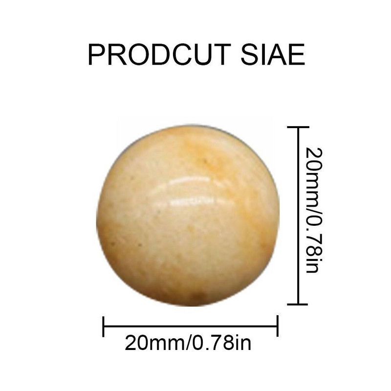 20mm Aleatoriu Culori Mixte Cristal Vindecător Pietre Prețioase Sfere Minge Piatră Diy Agat Mingi pentru Casa Rotund Accesorii Set Decorare C I5n8