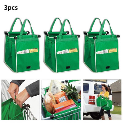 Szupermarket bevásárlótáska Környezetbarát kocsi táska Vastag kosártáskák Nagy kapacitású kézitáskák Összehajtható, újrafelhasználható női kosártáska