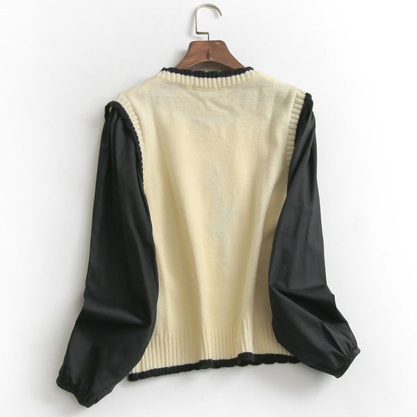 Casual γυναικείο πουλόβερ - με κέντημα