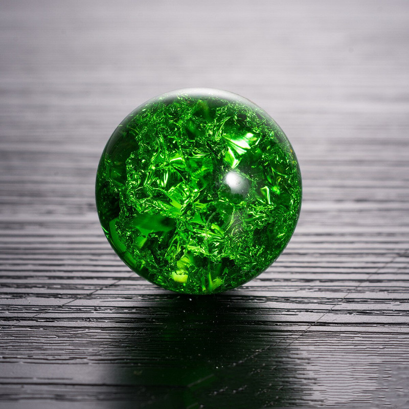 4/5 cm ledo įtrūkimo krištolinis stiklo rutulys stebuklingas Feng shui rutulys, uolos fontanas Bonsai kamuolys Svetainės namų dekoravimas