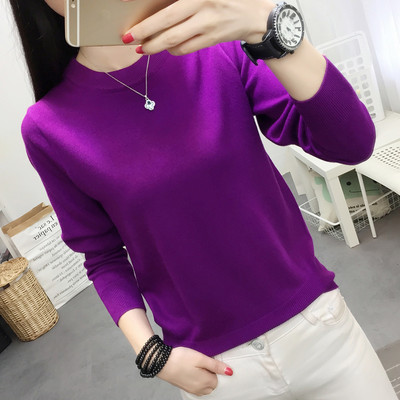 Κλασική γυναικεία μπλούζα με οβάλ λαιμόκοψη