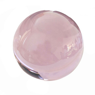 60mm Όμορφη διακόσμηση σπιτιού Mixcolor Glass Sphere Magic FengShui Pink Crystal Ball & Globe Crystal Paperweight Ball