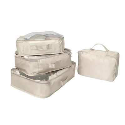 6/4 dalių rinkinys Kelionių organizatorius laikymo krepšiai lagaminas pakavimo rinkinys laikymo dėklai Nešiojami bagažo tvarkyklės drabužiai tvarkingi maišeliai