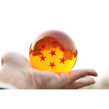 76mm Clear 3D 1 έως 7 Αστέρων Κρυστάλλινη Μπάλα Φωτογραφίας Φακός Γυάλινη Ρητίνη Μαντικός Φακός Globe Magic Sphere Είδη δώρου για παιδιά