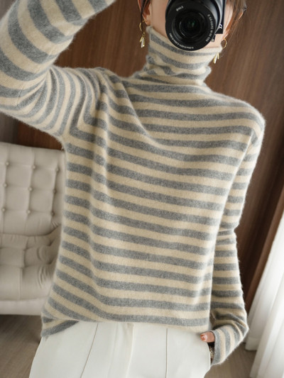 Γυναικείο πουλόβερ με φαρδιά μανίκια