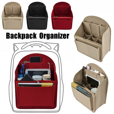 Τσάντες πλάτης Insert Bags Inner Storage Bag Organizer ταξιδιού μεγάλης χωρητικότητας για Diaper Shoulders Sundries Finishing Handbag Organizer