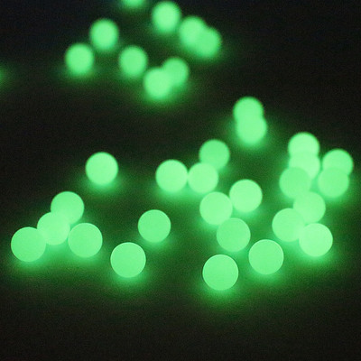 50 db/csomag OD 6mm kék/zöld/kék zöld világító kvarc golyó