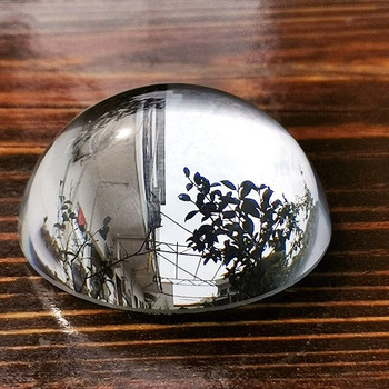 Κρυστάλλινο ημισφαίριο γυαλί μισή μπάλα Paperweight Globe Sphere Dome Μεγεθυντικοί φακοί Ημι-Διακόσμηση σπιτιού Στολίδια Φιγούρες Δώρα Μινιατούρα