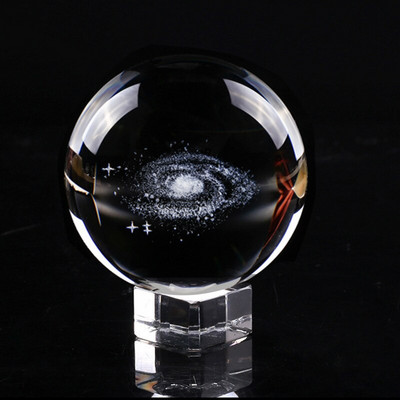 60 mm 3D krištolinis rutulys, krištolinis amatų ornamentas, stiklo lazeriu graviruotas miniatiūrinis drakono modelis, sfera, darbalaukio dekoravimo priedai