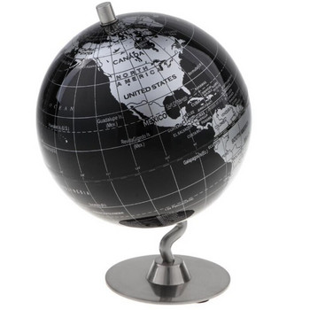 14 εκ. Διακόσμηση World Globe Mapa Earth Globe Vintage Στολίδια Μεταλλικός Παγκόσμιος Χάρτης Αστερισμός Σφαίρα Σπίτι Διακόσμηση γραφείου σαλονιού