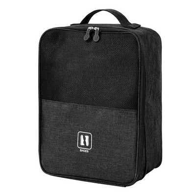 2022 Geantă portabilă pentru încălțăminte, negru, gri, pentru călătorie, organizator de depozitare rezistent la apă, valiza de modă, organizatori, geantă pentru pantofi de călătorie.