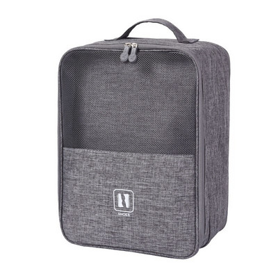 2022 Geantă portabilă pentru încălțăminte, negru, gri, pentru călătorie, organizator de depozitare rezistent la apă, valiza de modă, organizatori, geantă pentru pantofi de călătorie.