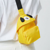 Kpop Bangtan Boys Mode Crossbody krūšu soma sievietēm Jauki mini tālruņu maki Kosmētikas ceļojumu uzglabāšanas somas Dāvanas