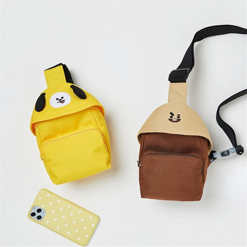 Kpop Bangtan Boys Модна чанта за ракла Crossbody за жени Сладки мини телефонни портмонета Козметични чанти за съхранение при пътуване Подаръци