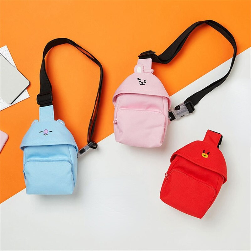 Kpop Bangtan Boys Модна чанта за ракла Crossbody за жени Сладки мини телефонни портмонета Козметични чанти за съхранение при пътуване Подаръци