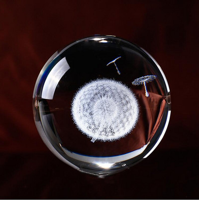 60/80 mm-es 3D karácsonyi Mikulás vagy fa kristálygömb üveggömb, kristály kézművesség szép ajándéknak otthoni dekorációhoz Születésnapi karácsonyi ajándékok