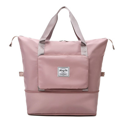 Madingas moteriškas pečių krepšys Moteriška kelioninė rankinė Sulankstomas didelės talpos pirkinių krepšys, atsparus vandeniui Oksfordo kelių kišenių krepšys