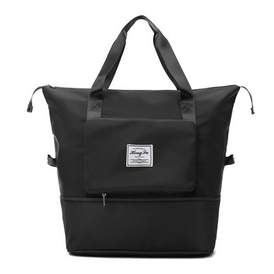 Madingas moteriškas pečių krepšys Moteriška kelioninė rankinė Sulankstomas didelės talpos pirkinių krepšys, atsparus vandeniui Oksfordo kelių kišenių krepšys