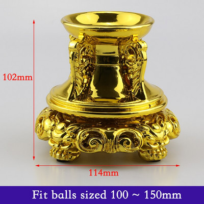 Стойка за дисплей от смола за кристална стъклена топка за лещи 80 100 mm Голяма гадателска фотография Lensball Base Magic Sphere Holder Home Decor