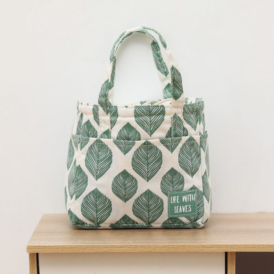 Модни чанти за обяд Връзка за пикник Тоте Преносима изолация Кутия за обяд Малка дамска чанта Хладилна чанта за напитки Сладки чанти за съхранение на храна