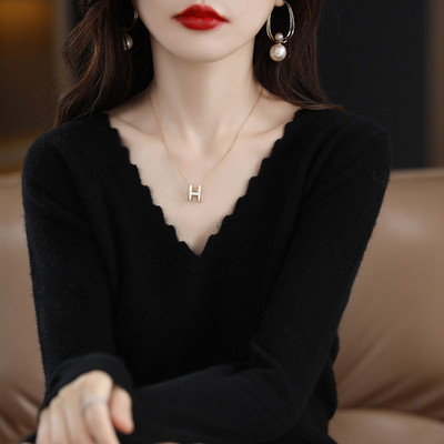 Γυναικείο μακρυμάνικο ριγέ πουλόβερ