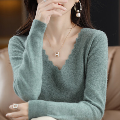 Γυναικείο μακρυμάνικο ριγέ πουλόβερ