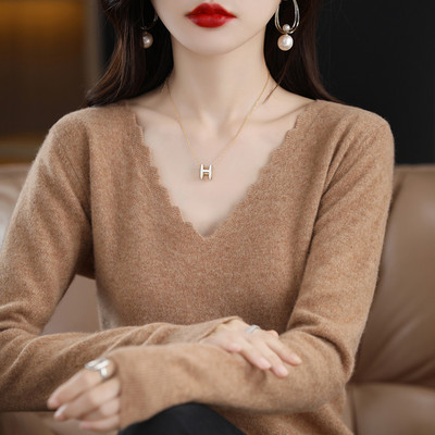 Γυναικείο μακρυμάνικο ριγέ πουλόβερ