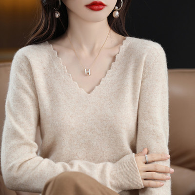 Γυναικείο μακρυμάνικο ριγέ πουλόβερ