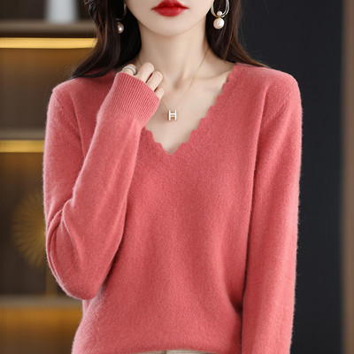 Γυναικείο μακρυμάνικο ριγέ πουλόβερ