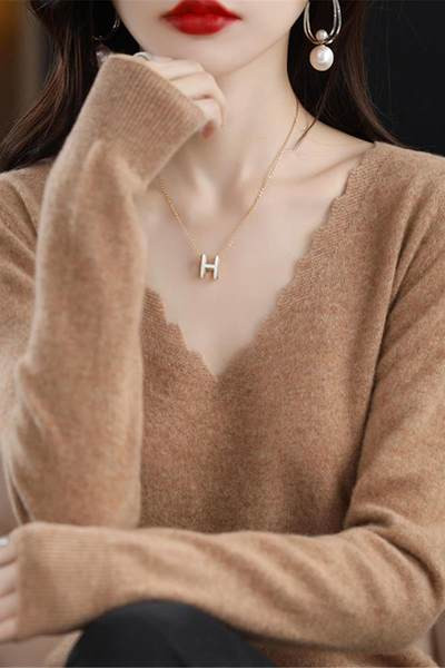 Γυναικείο μακρυμάνικο ριγέ πουλόβερ