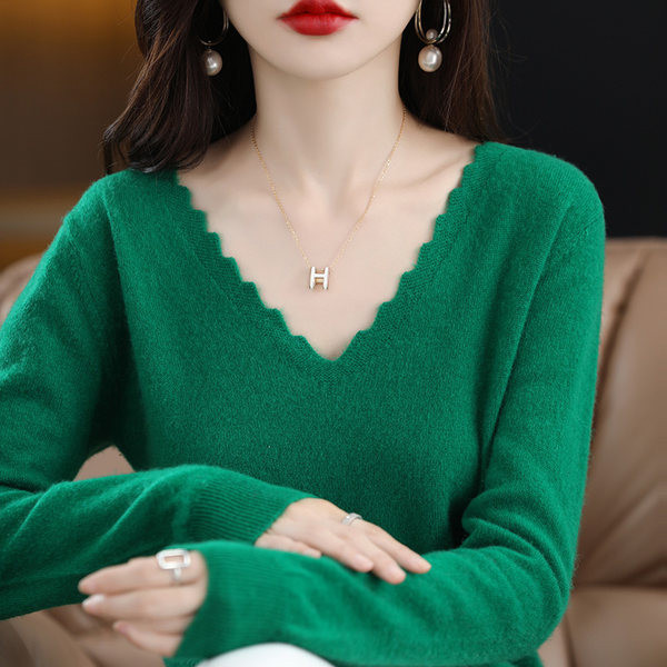 Γυναικείο μακρυμάνικο ριγέ πουλόβερ