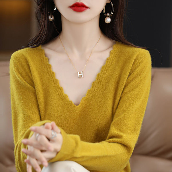 Γυναικείο μακρυμάνικο ριγέ πουλόβερ