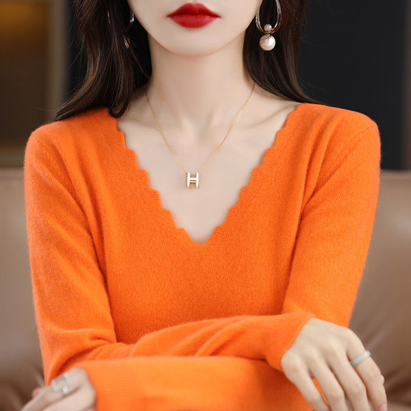 Γυναικείο μακρυμάνικο ριγέ πουλόβερ