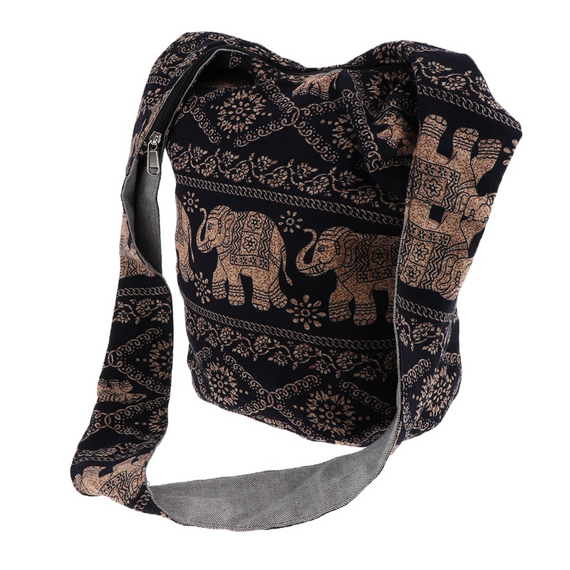 Genți Crossbody Hippie Thai Geantă Crossbody Hippie Boemă Geanta Hobo Sling Geantă Messenger realizată manual