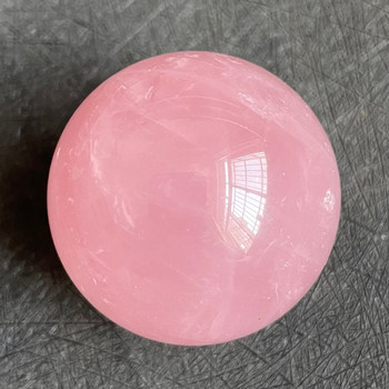 Φυσική πέτρα Τριαντάφυλλο Χαλαζία Κρυστάλλινη Μπάλα Γυαλισμένη Rock Pink Sphere Feng Shui 2022 Μαντική Διακόσμηση Δώρο Ρέικι Θεραπεία