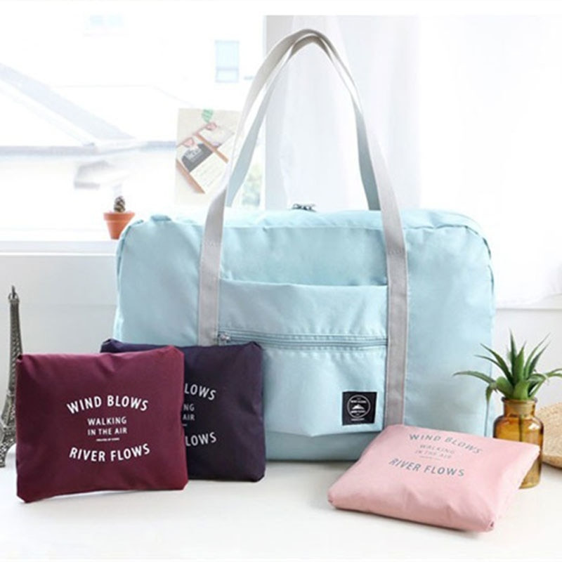 1 τεμ. Μεγάλες πτυσσόμενες αδιάβροχες τσάντες αποθήκευσης αποσκευών 6 χρωμάτων βαλίτσα τσάντα ταξιδιού Τσάντα ώμου Organizer τσάντα tote