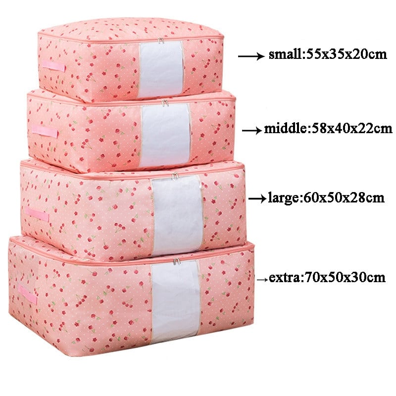 Naujas vandeniui atsparus nešiojamas drabužių laikymo krepšio laikiklis Sulankstomas spintos tvarkytuvas pagalvės antklodės antklodės antklodės krepšio tvarkytuvas