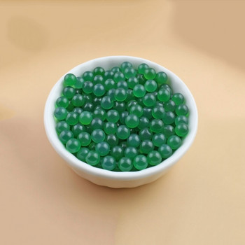 50 бр./Опаковка OD 6 mm Премиум топка от естествен ахат с черни/сини/зелени/жълти/червени цветове