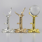 Метална стойка за дисплей Кристална стъклена топка за обектив Голяма основа за топка за гадаене на фотография 60 80 100 мм Голяма магическа сфера Държач за глобус