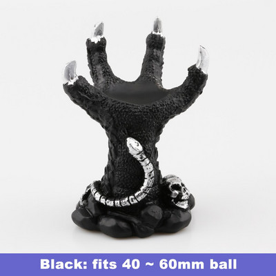 Resin Dragon kijelző állvány kristályüveg lencsék golyós jóslás fényképezéshez Lensball talp 60 80 100 120mm Magic Sphere tartó