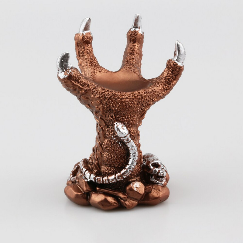 Resin Dragon kijelző állvány kristályüveg lencsék golyós jóslás fényképezéshez Lensball talp 60 80 100 120mm Magic Sphere tartó
